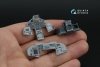 Quinta Studio QD+32231 Tornado ECR German 3D-Printed & coloured Interior on decal paper (Italeri) (with 3D-printed resin parts) 1/32